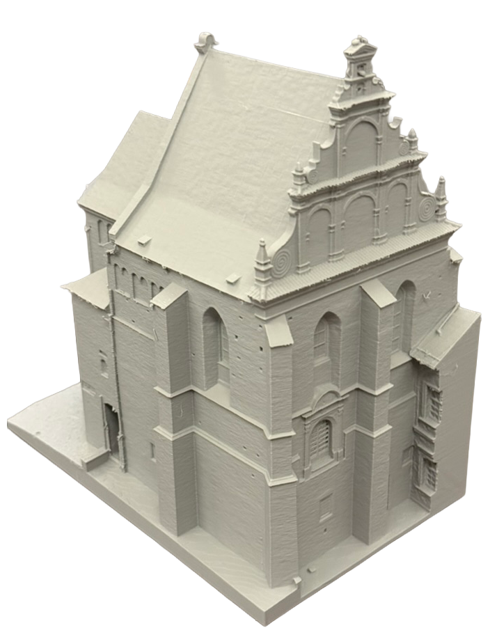 Makieta kaplicy w skali 1:100